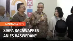 Bakal calon presiden Anies Baswedan hingga kini masih belum menyebutkan siapa sosok cawapres yang akan mendampinginya dalam kontestasi Pemilu 2024. Anies menegaskan akan segera menyampaikan di waktu yang tepat.