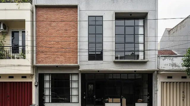 Rumah Bergaya Industrial