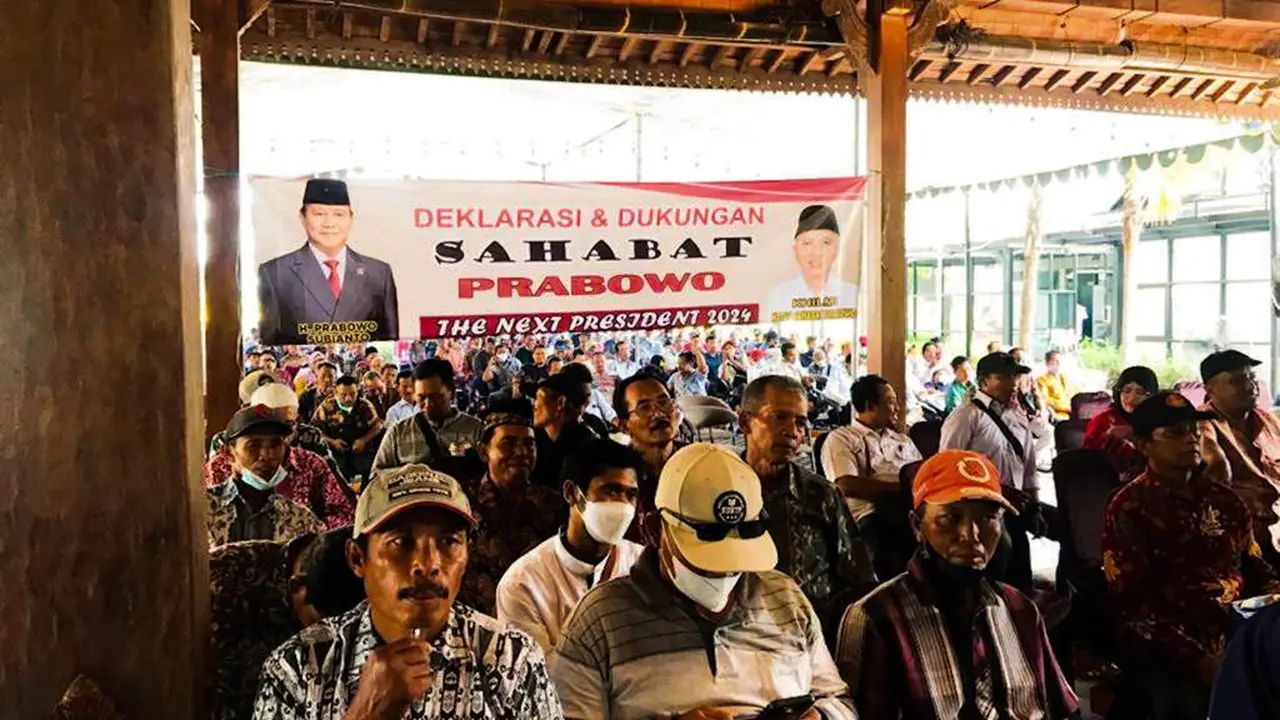 Deklarasi Sahabat Prabowo di Gresik. (Dian Kurniawan/Liputan6.com)