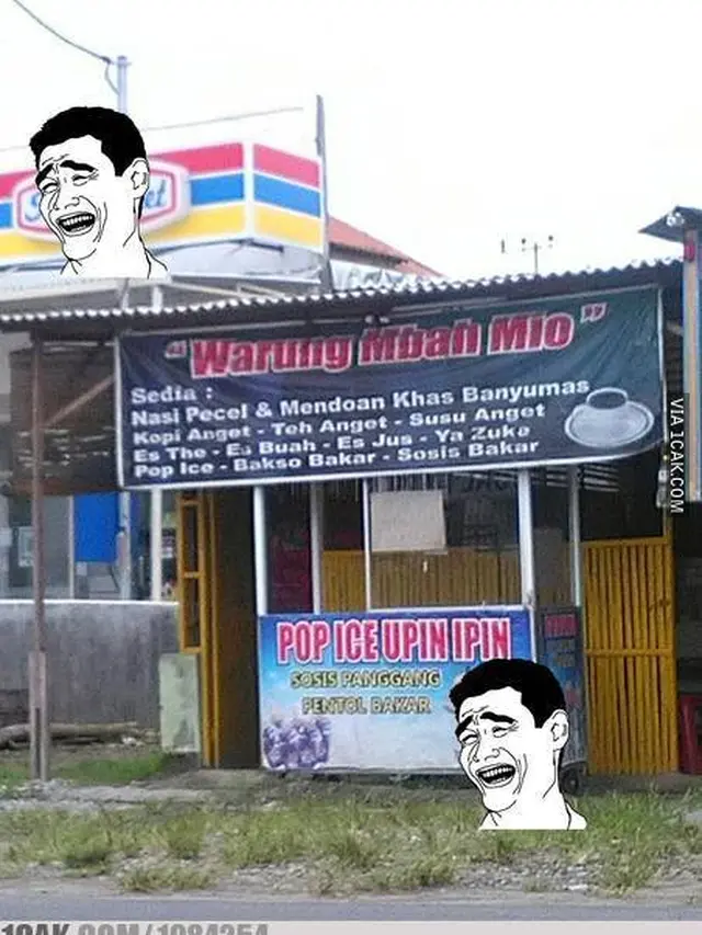 6 Spanduk Jualan Mendoan Ini Nyeleneh Banget, Curi Perhatian