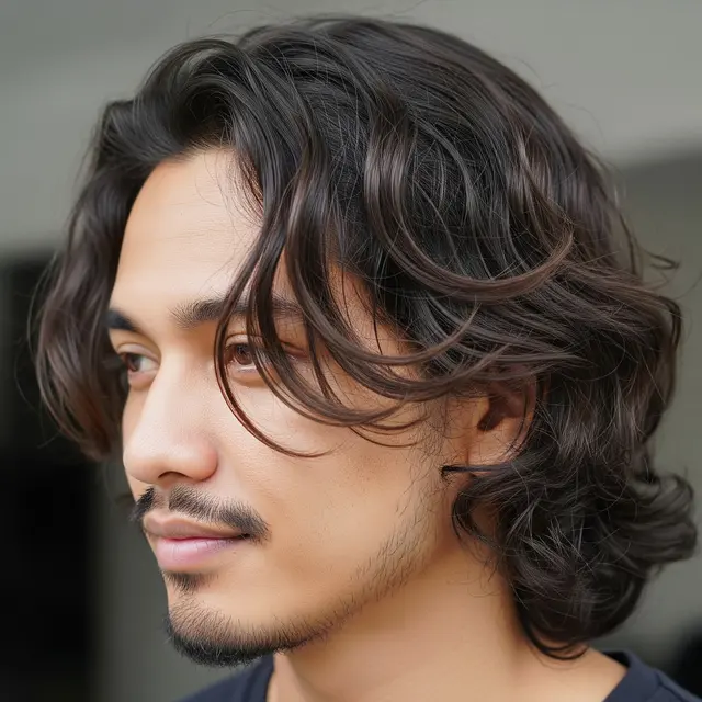 Model Rambut Pria Panjang Berantakan Tapi Tetap Rapi