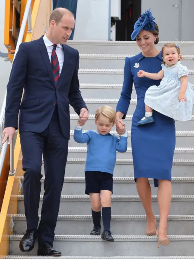 Pangeran William dan Kate Middleton.