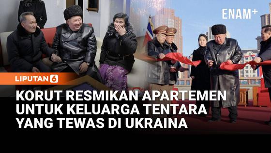 Kim Jong Un Resmikan Apartemen untuk Keluarga Tentara Korea Utara yang Tewas di Ukraina