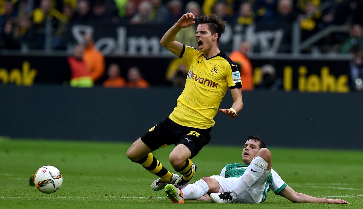 Julian Weigl adalah gelandang berusia 19 tahun milik Borussia Dortmund. Penampilan impresif musim ini membuatnya dipanggil membela Jerman di Piala Eropa 2016