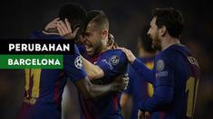 Barcelona di bawah asuhan Ernesto Valverde mengalami perubahan signifikan.
