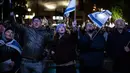 Polisi memperingatkan masyarakat bahwa tidak akan ada toleransi terhadap kekerasan atau kejahatan rasial menjelang demonstrasi besar-besaran yang diperkirakan akan dilakukan sebagai bentuk solidaritas dengan komunitas Palestina dan Israel di pusat kota Toronto. (Jessica Lee/The Canadian Press via AP)