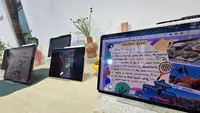 Samsung meluncurkan&nbsp;Samsung Galaxy Tab S9 series yang terdiri dari Samsung Galaxy Tab S9, Galaxy Tab S9 Plus, dan Galaxy Tab S9 Ultra di event Samsung Unpacked 2023 di Seoul, Korea Selatan (Liputan6.com/ Giovani Dio P).&nbsp;