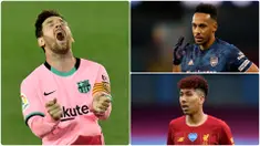 Bintang Barcelona, Lionel Messi, seperti kehilangan keganasannya dalam mencetak gol di awal musim ini. Selain Messi ada beberapa pemain bintang yang tampil melempem di awal musim ini. Berikut ini 5 pemain bintang yang melempem di awal musim 2020-2021. (kolase foto AP)