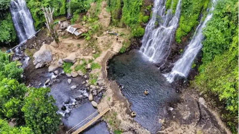 Destinasi wisaata air terjun Jagir Banyuwangi (Istimewa)