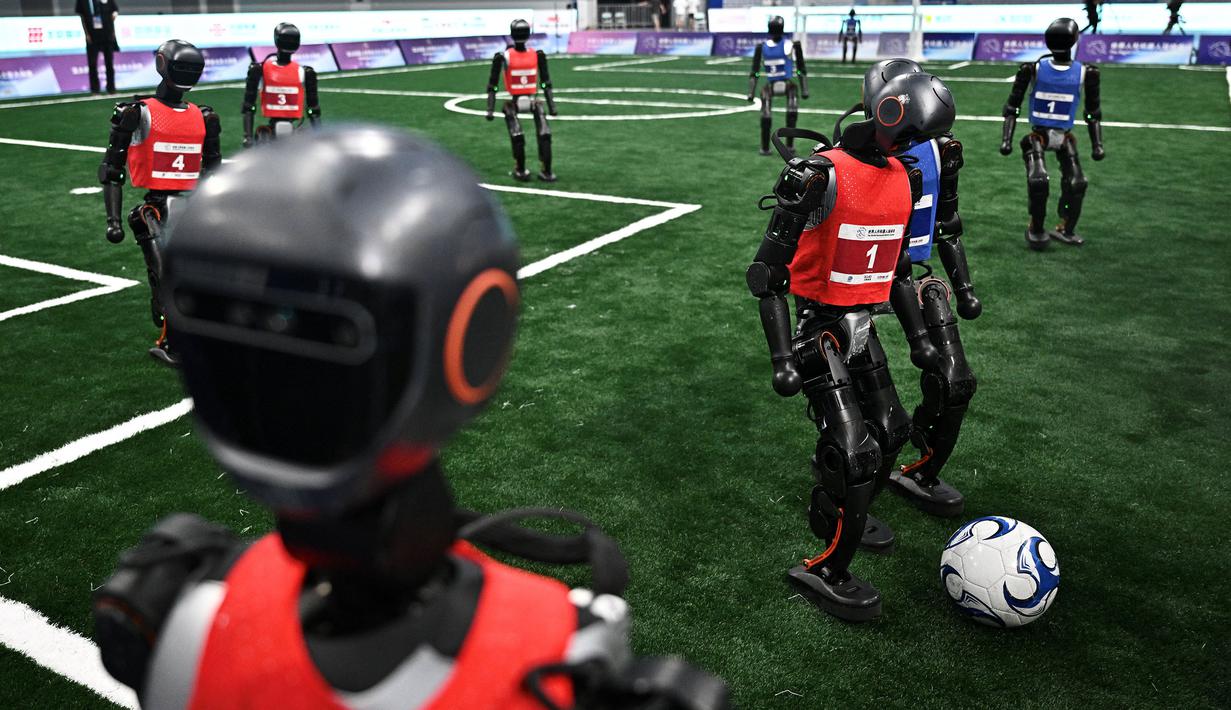 Pertandingan final tersebut berlangsung di Beijing pada hari Minggu (17/08/2025), bersamaan dengan cabang olahraga lari 1.500 meter, 400 meter, estafet 4x100 meter, dan lari gawang 100 meter. (AFP/Pedro Pardo)