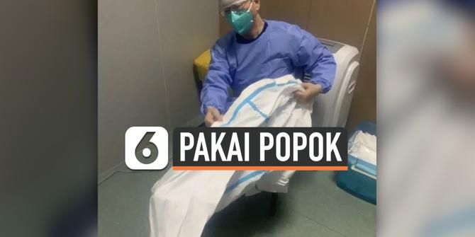 VIDEO: Pekerja Rumah Sakit Wuhan Terpaksa Pakai Popok Dewasa