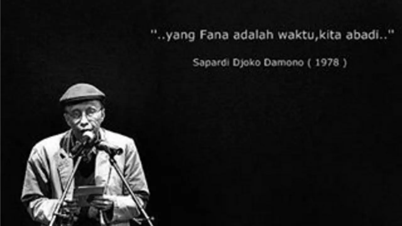 Bikin Baper, 5 Puisi Sapardi Djoko Damono yang Paling Menyentuh