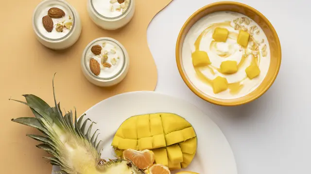 Tropical Mango Smoothie Bowl yang Menyegarkan [Dok/freepik.com]