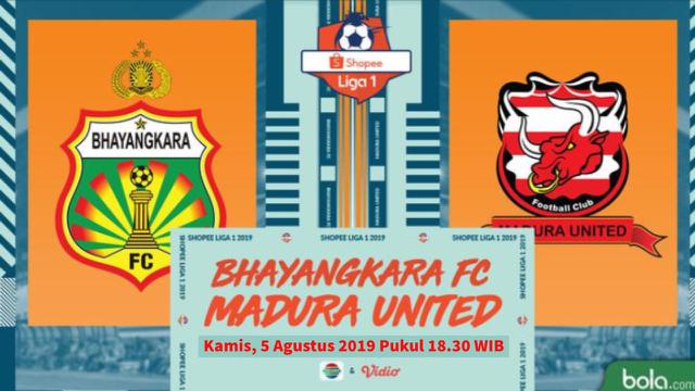 Bhayangkara FC Vs Madura United