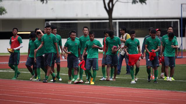 Latihan Timnas Indonesia U-23