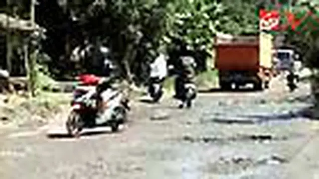 Jalur Mudik Pandeglang-Lebak Rusak