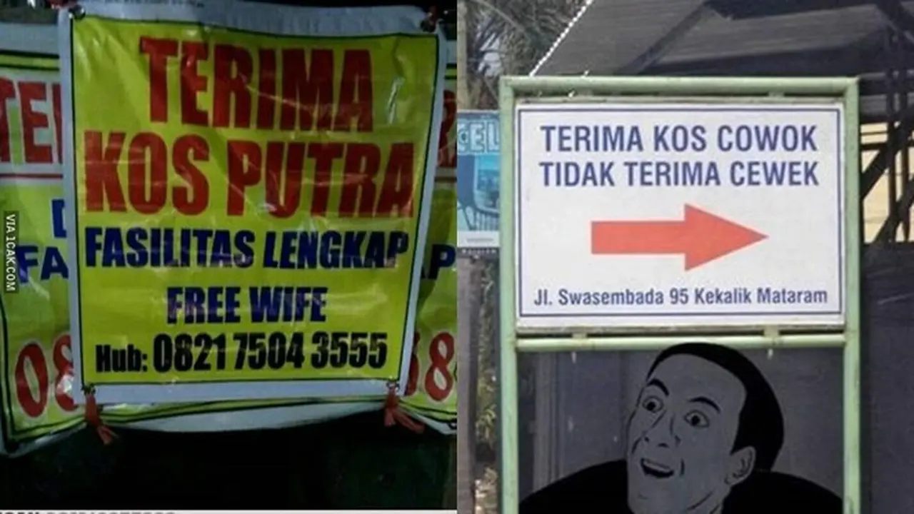 6 Tulisan Terima Kos Putra Ini Bikin Tepuk Jidat