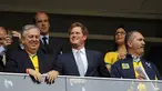 Pangeran Harry dari Inggris menyaksikan langsung laga Brasil vs Kamerun di Stadion Nasional Brasil, (24/6/2014). (REUTERS/Ueslei Marcelino)