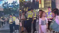 Demi meriahkan Asian Games ke-19, China kumpulkan semua polisi tampan ke Hangzhou. (Sumber: Twitter/melonconsumer)