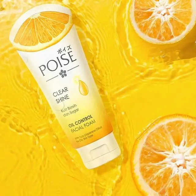POISE Clear Shine Oil Control Facial Foam