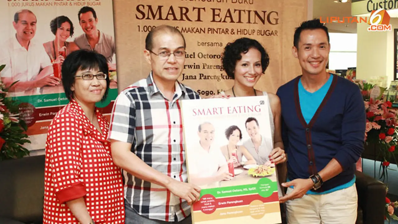Rilis Buku, Erwin Parengkuan Berbagi Tips Sehat - ShowBiz Liputan6.com