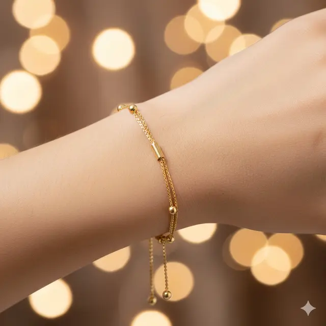 5. Model gelang rantai 2 gram anak muda kekinian