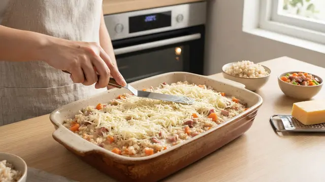 Resep Baked Rice Mozzarella