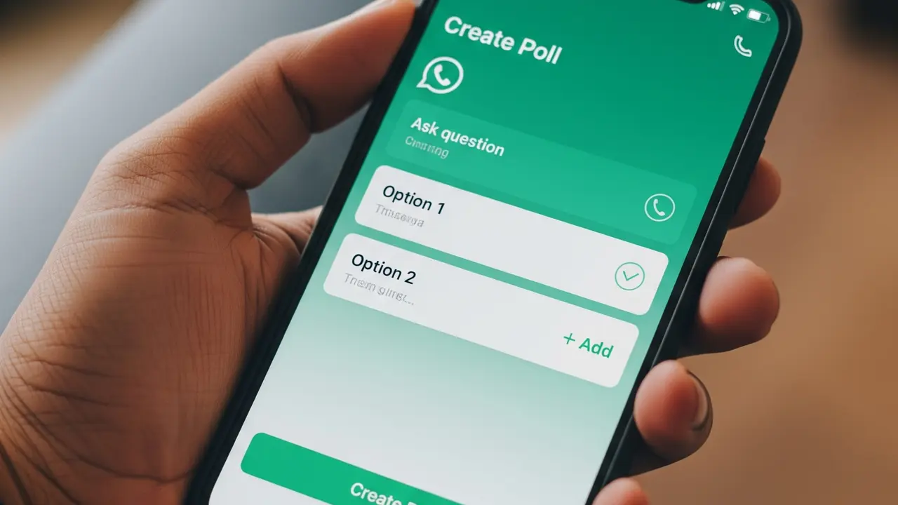 Cara Bikin Polling di WA (Foto: Gemini AI)