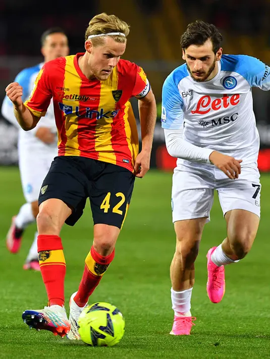 Tim besutan Luciano Spalleti menang 2-1 di Stadion Comunale Via del Mare. (Giovanni Evangelista/LaPresse via AP)
