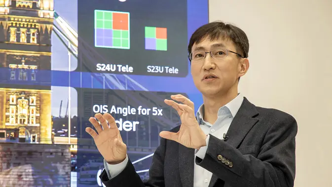 <p>EVP Joshua Cho, Head of Visual Solution team, Mobile eXperience Business, saat ditemui di Samsung Research America, Mountain View, CA. (Doc: Ist)</p>