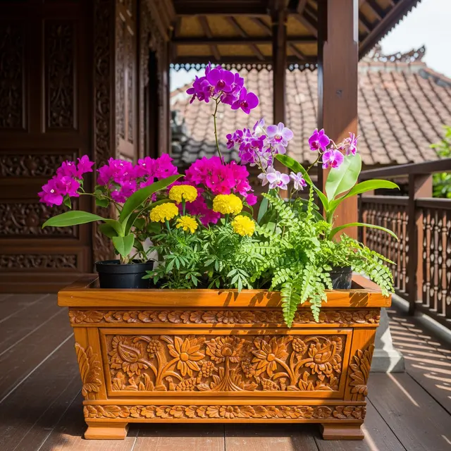 Model Pot Bunga untuk Teras Rumah