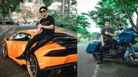 Doni Salmanan naik motor mobil mewah (Instagram/@donisalmanan)