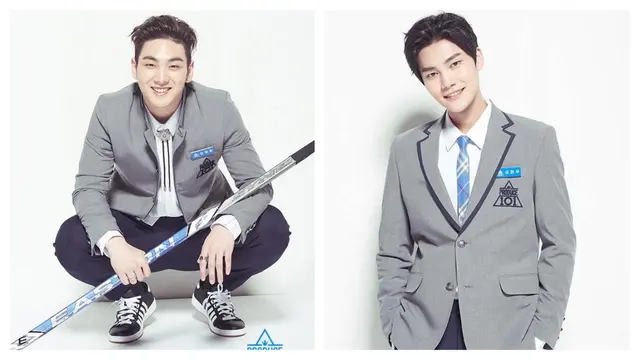 Kang Dong Ho atau Baekho dan Seong Hyun Woo. (Sumber foto: Mnet)