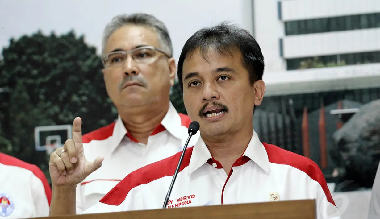 Menpora Roy Suryo (Liputan6.com/Faizal Fanani) 