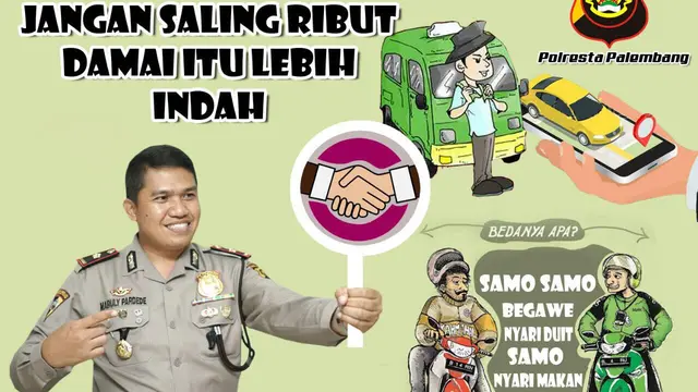 Dilema Sopir Ojek Online Palembang di Zona Merah 