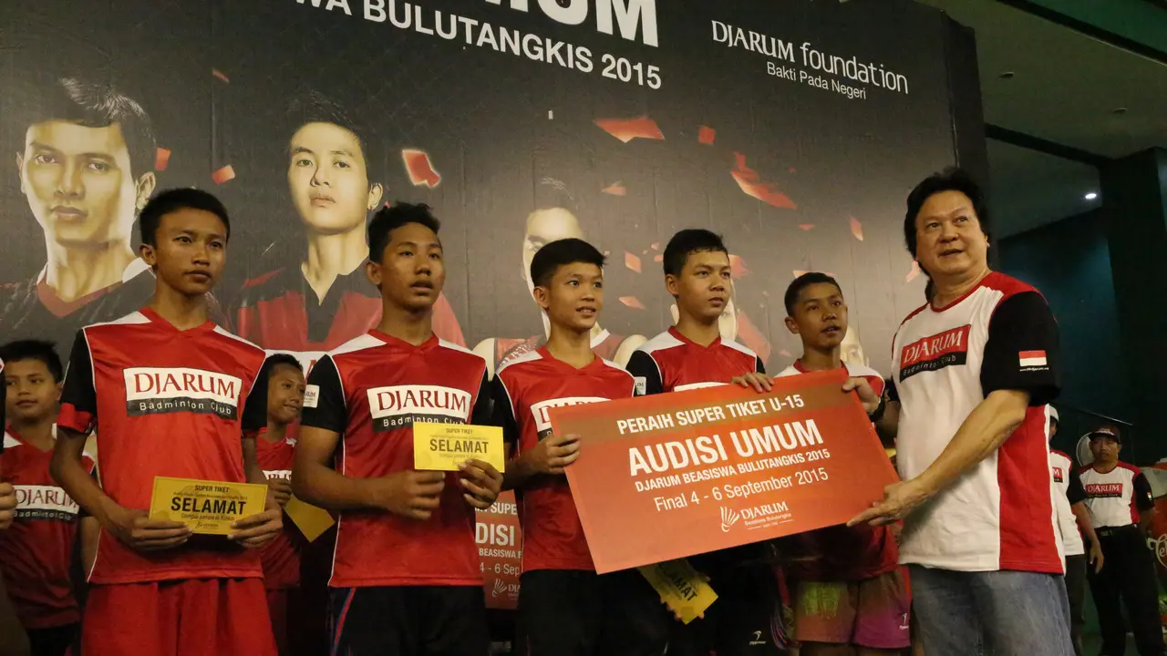 Audisi Umum Djarum Beasiswa Bulu Tangkis 2015 (Liputan6.com/Zulfikar Abubakar)