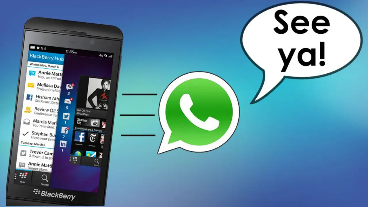 WhatsApp di BlackBerry