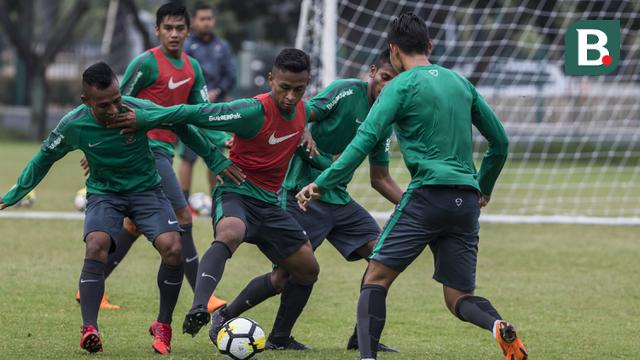 Latihan Timnas Indonesia U-23