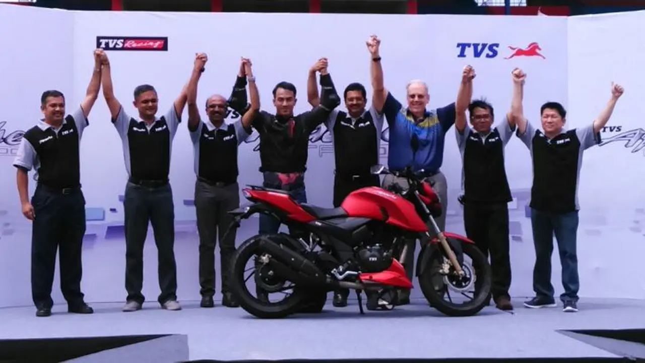 Resmi Mengaspal, TVS Apache RTR 200 Dipatok Rp 23,9 Juta