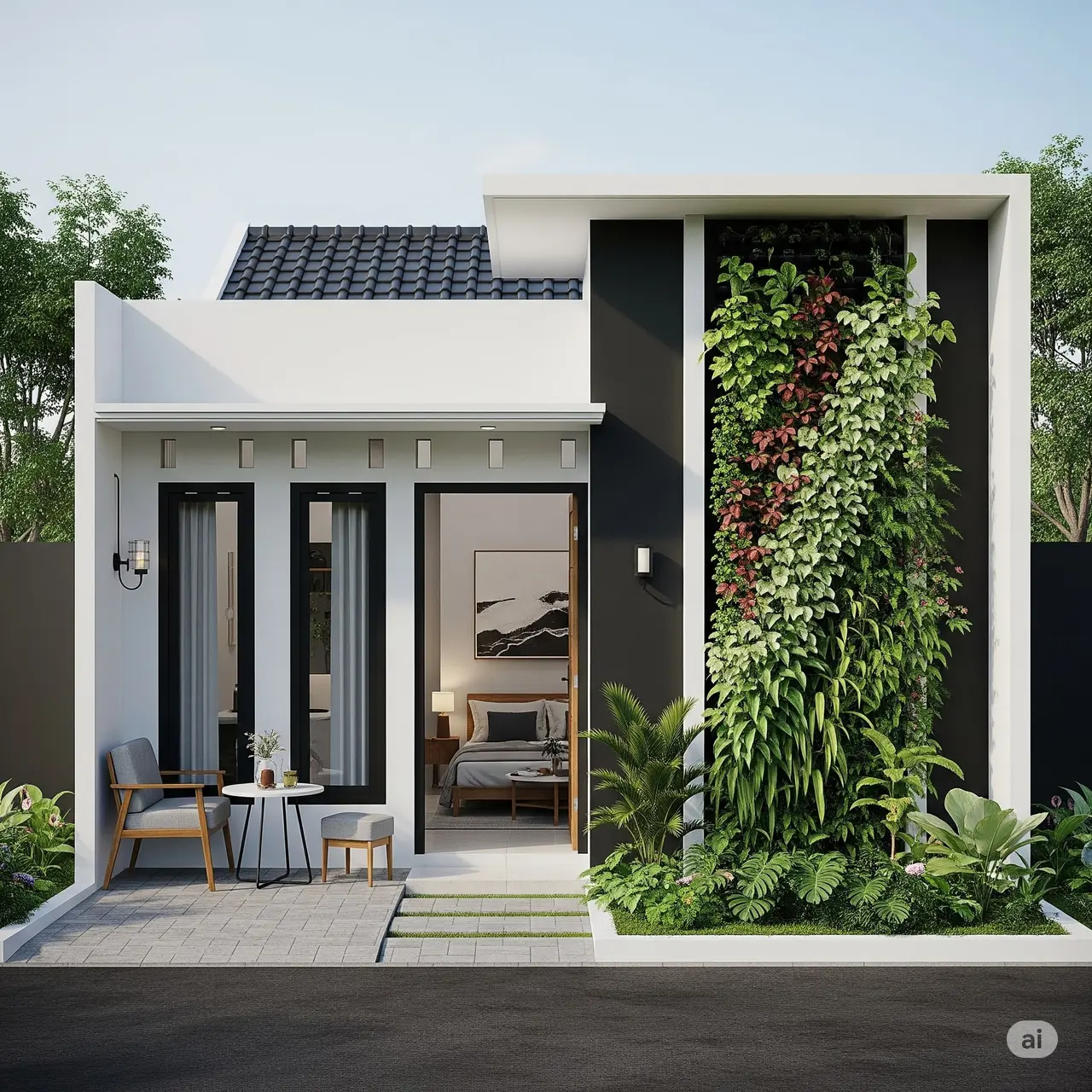 12 Gambar Denah Rumah Sederhana Ukuran 6x9 di Kampung, Hemat Lahan dan