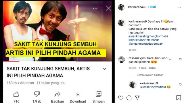 Epy Kusnandar Diisukan Pindah Agama, Istri Bantah lewat Video Sang Suami Masih Salat