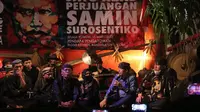 Peringatan satu abad perjuangan Samin Surosentiko. Foto: lioutan6.com/felek wahyu&nbsp;