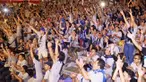Ratusan anggota Inter Club Indonesia memadati acara puncak Gathering Nasional ke-4 di GWK, Bali, Sabtu (29/8/2015). (Bola.com/Vitalis Yogi Trisna)