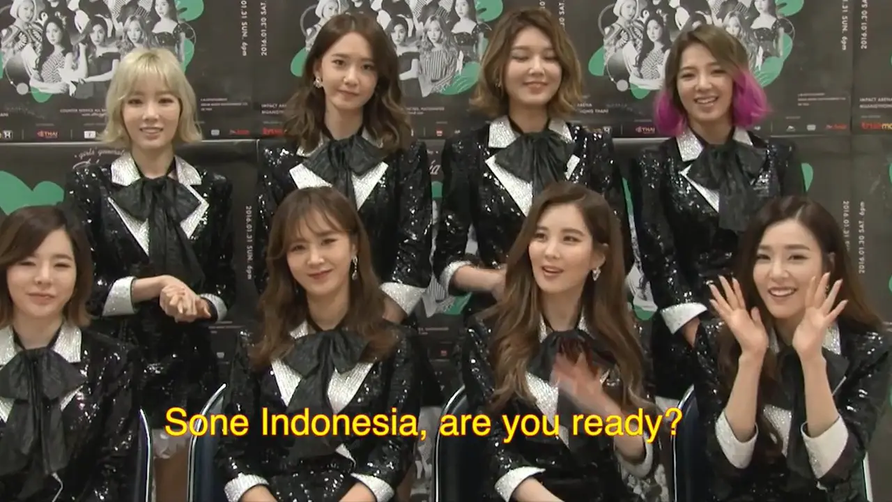 SNSD Sapa Indonesia Jelang Konser Phantasia in Jakarta