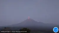 Gunung Semeru kembali erupsi Kamis pagi (25/1/2024), pukul 05.06 WIB. (Liputan6.com/ Dok PVMBG)