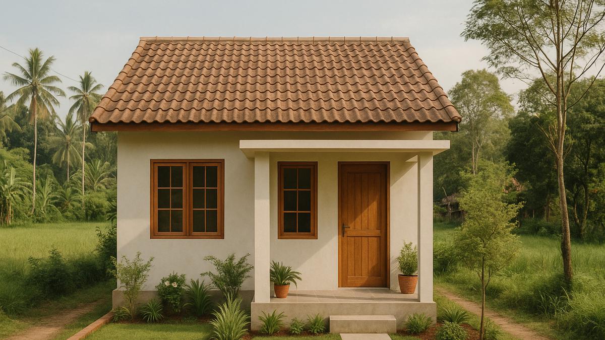10 Desain Rumah Sederhana Minimalis 6x9 Meter di Desa dengan Teras dan Taman Mini, Referensi Hunian Asri 2025