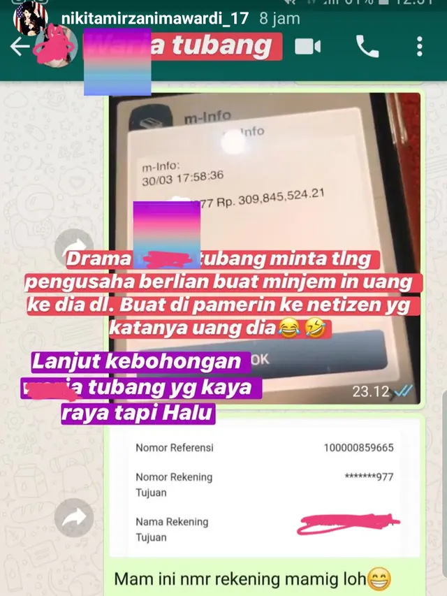 Unggahan Nikita Mirzani. (Foto: Instagram @nikitamirzanimawardi_17)