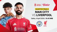 Jelang Duel Panas Liverpool Vs Man City di FA Cup, Tujuh Pemain Bakal Absen