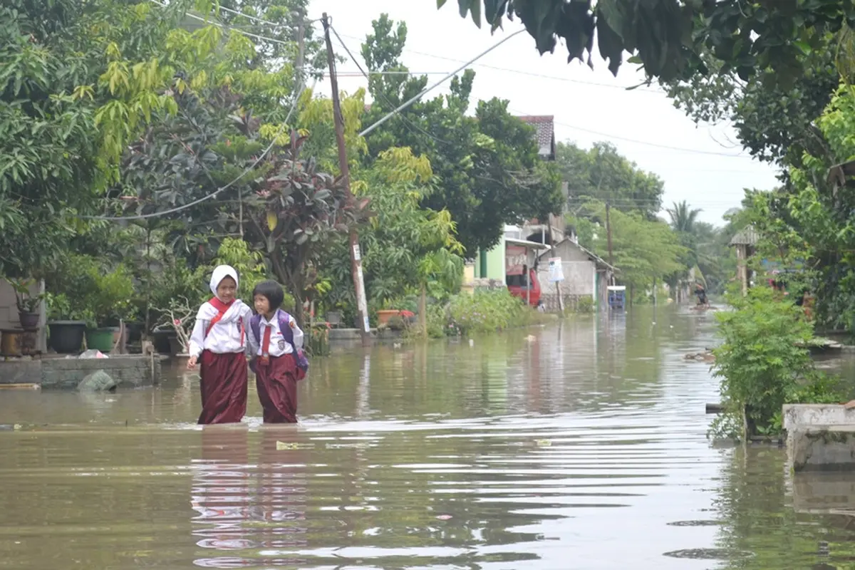 Ilustrasi – Banjir di Sidareja pada 20 Oktober 2016. (Foto: Liputan6.com/Muhamad Ridlo)