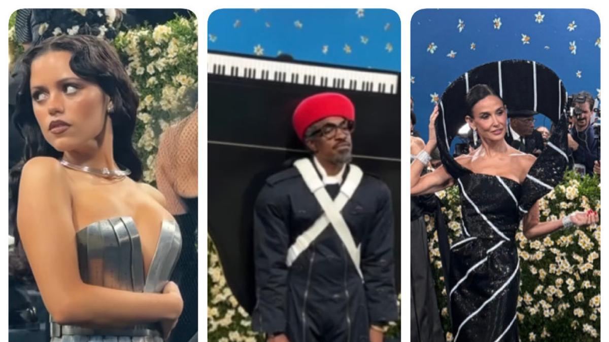 8 Busana Unik di Met Gala 2025 dari Jenna Ortega Dibalut Gaun Penggaris hingga Demi Moore Kenakan Dress Model Dasi